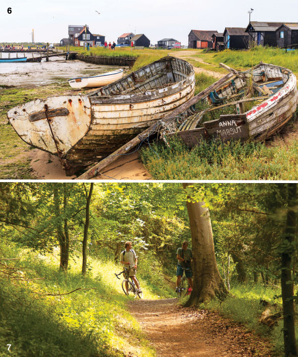 6 Walberswick in Suffolk has a bohemian air of mystery about it 6 Pause in the shade of the tree-lined Thames Path near Goring